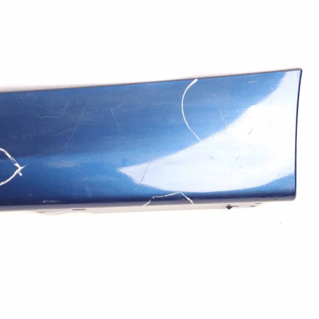 BMW E90 E91 Sill Strip Side Trim Skirt Left N/S Montegoblau Blau Blue - A51 - SKU 0032951-MTB - Part number 0032951