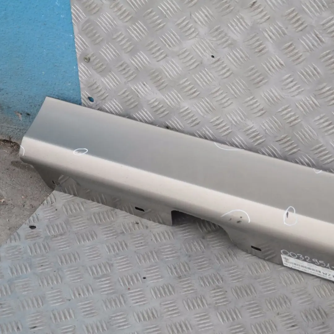 Sill Strip Faldon Lateral Izquierdo Platinbronze Platinum Bronze para BMW E90 E91 con número de pieza 0032951-PB BMW E90 E91 Sill Strip Faldon Lateral Izquierdo Platinbronze Platinum Bronze - SKU 0032951-PB - Número de pieza 0032951-PB