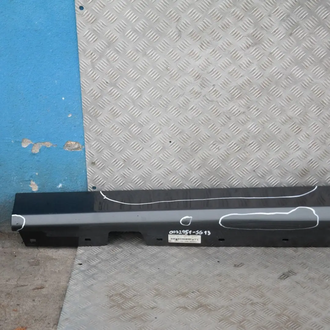 BMW 3 SERIES E90 E91 Sill Strip Side Skirt Left N/S Sparkling Graphite Metallic - SKU 0032951-SG13 - Part number 32951