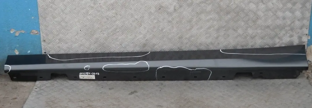 BMW 3 SERIES E90 E91 Sill Strip Side Skirt Left N/S Sparkling Graphite Metallic - SKU 0032951-SG13 - Part number 32951