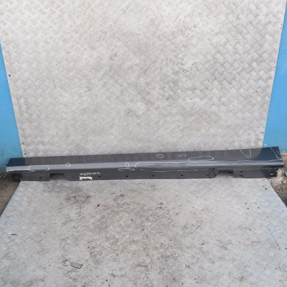 BMW E90 E91 Striscia Davanzale Gonna Laterale Sinistra Grafite Scintillante A22