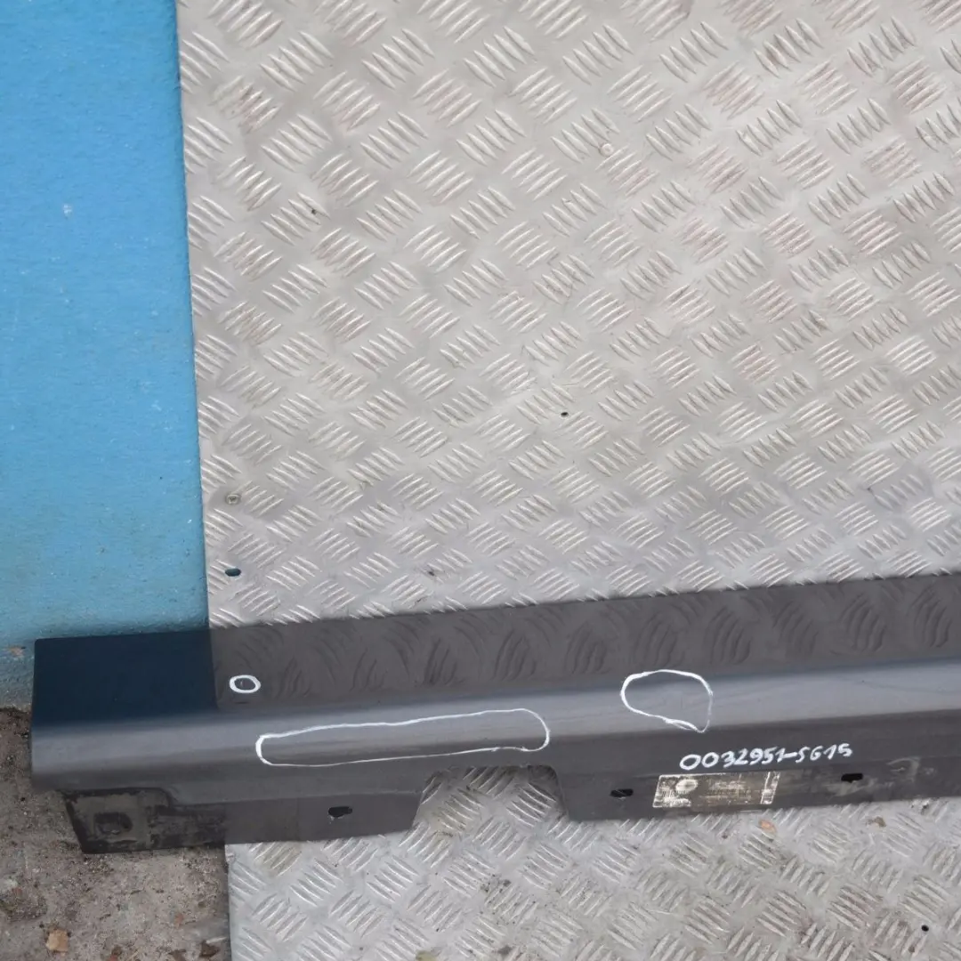 Sill Strip Side Skirt Left N/S Sparkling Metallic Graphite 00 to BMW E90 E91 with Part number 32951 BMW E90 E91 Sill Strip Side Skirt Left N/S Sparkling Metallic Graphite 00 - SKU 0032951-SG15 - Part number 32951