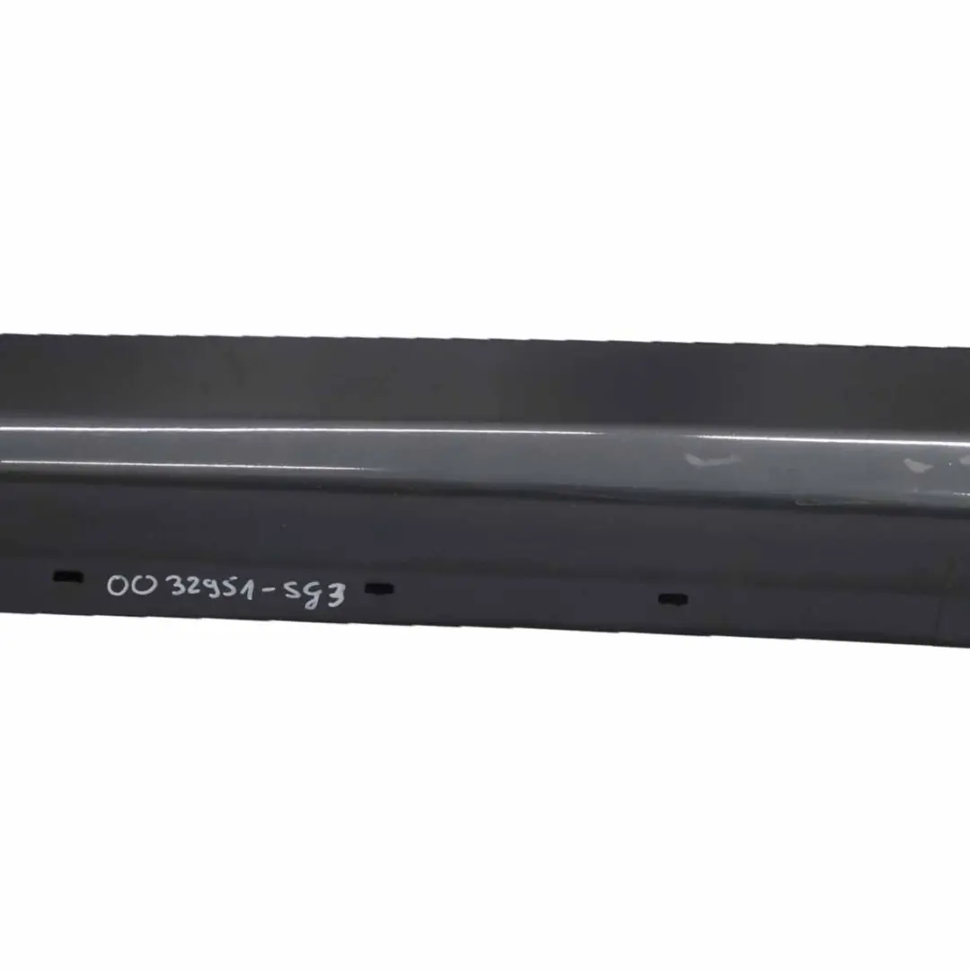 Sill Strip Side Skirt Left N/S Sparkling Graphite Metallic - A22 to BMW E90 E91 with Part number 0032951 BMW E90 E91 Sill Strip Side Skirt Left N/S Sparkling Graphite Metallic - A22 - SKU 0032951-SG3 - Part number 0032951