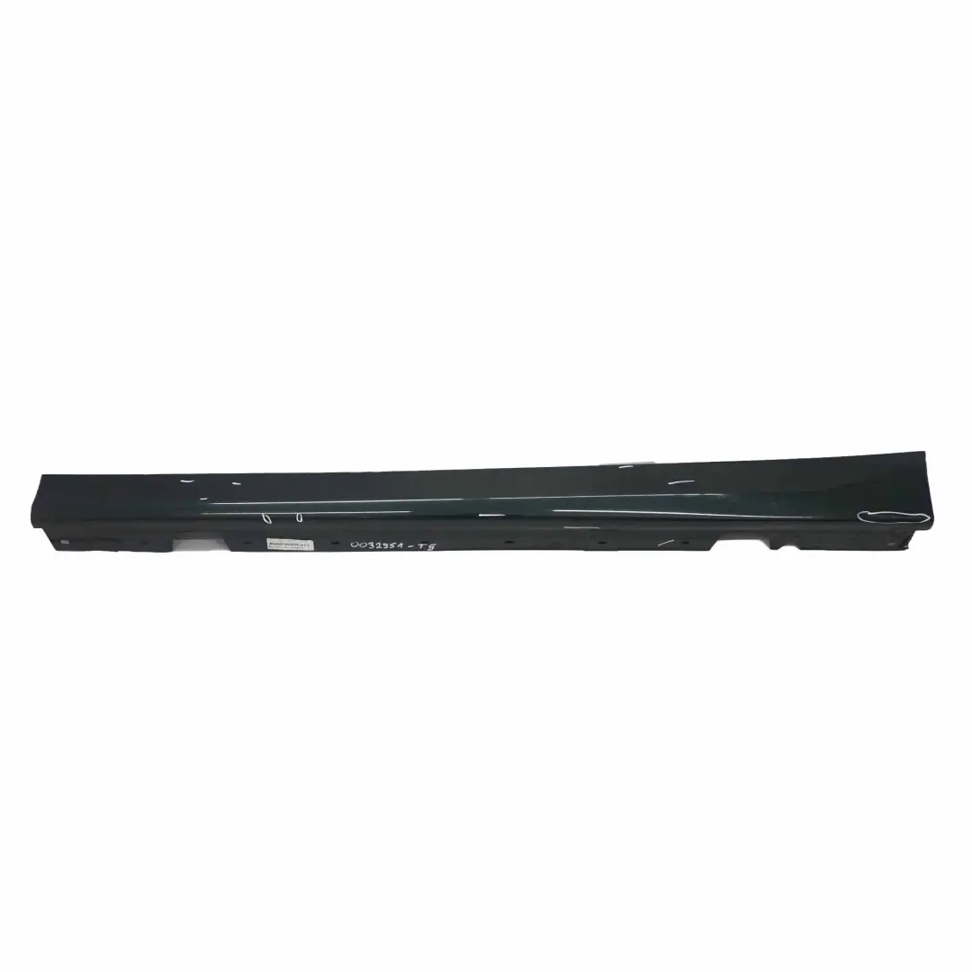 Sill Strip Side Trim Skirt Left N/S Tiefgruen Deep Green - A43 to BMW E90 E91 with Part number 0032951 BMW E90 E91 Sill Strip Side Trim Skirt Left N/S Tiefgruen Deep Green - A43 - SKU 0032951-TG - Part number 0032951
