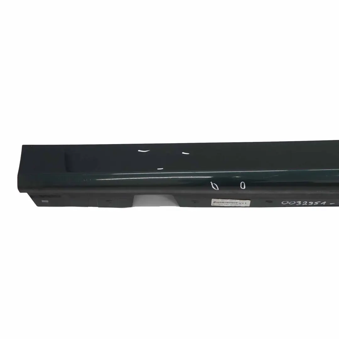 BMW E90 E91 Sill Strip Side Trim Skirt Left N/S Tiefgruen Deep Green - A43 - SKU 0032951-TG - Part number 0032951