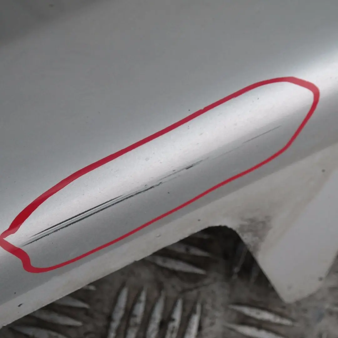 BMW E90 E91 Listello Portiera Apertura Gonna Links Argento-Titanio Argento - SKU 0032951-TS10 - Numero di parte 32951