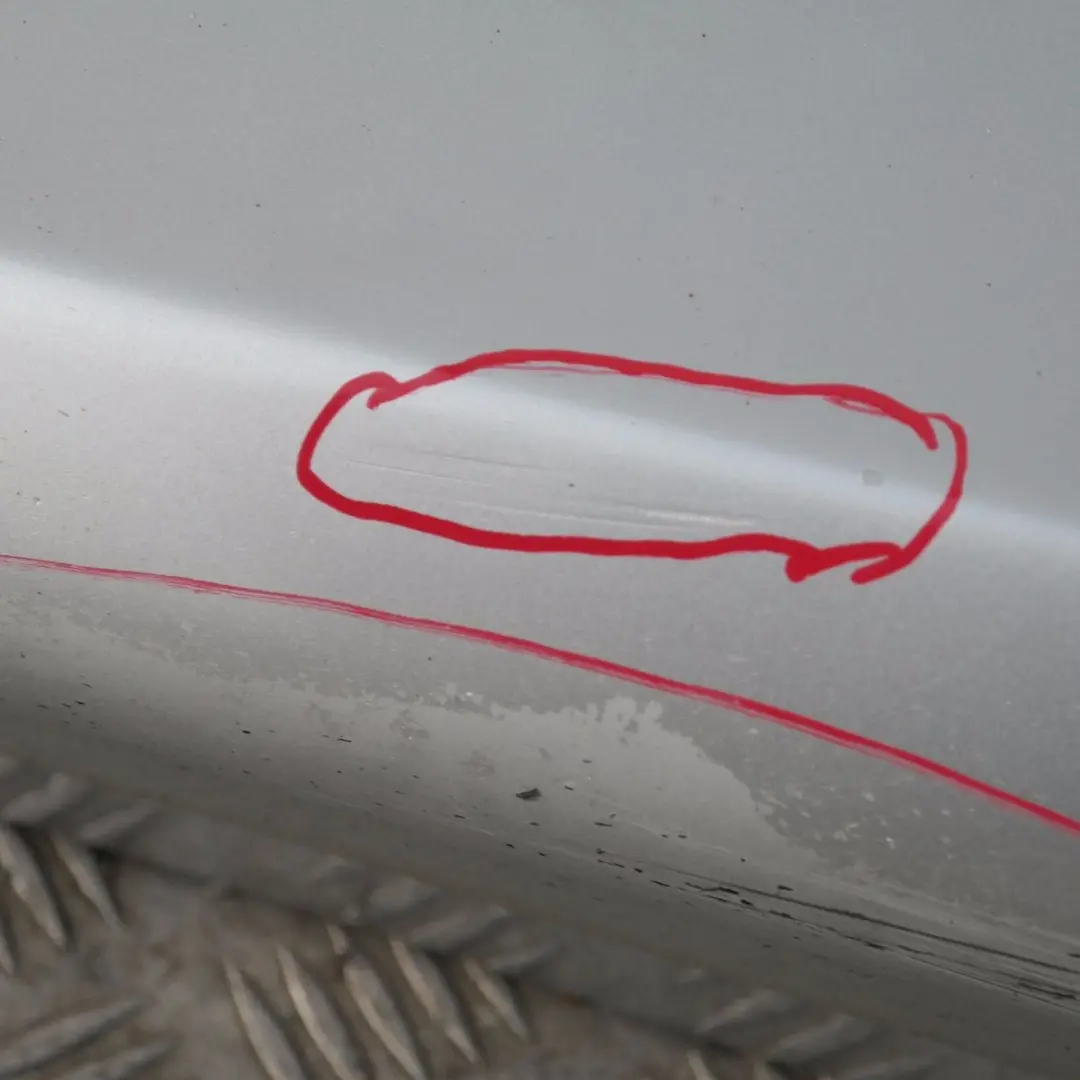 BMW E90 E91 Listello Portiera Apertura Gonna SX Argento-Titanio Argento - SKU 0032951-TS2 - Numero di parte 51770032951