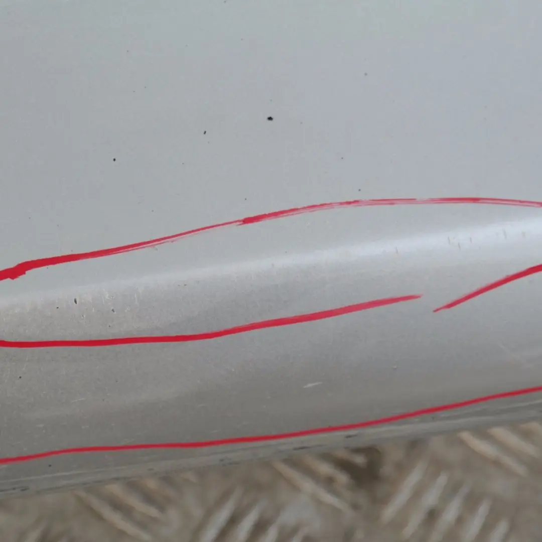 BMW E90 E91 Listello Portiera Apertura Gonna SX Argento-Titanio Argento - SKU 0032951-TS2 - Numero di parte 51770032951