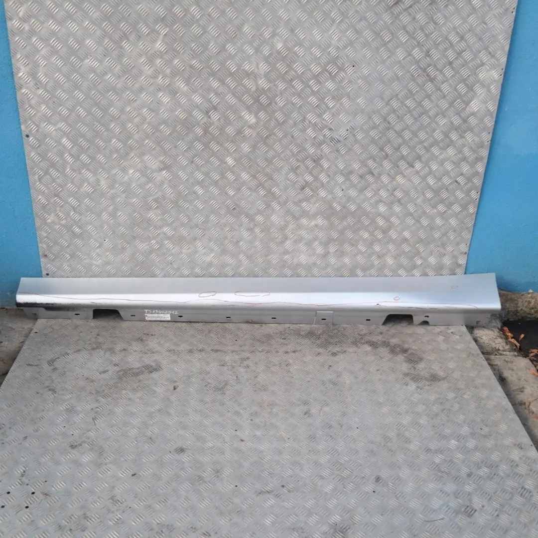 Sill Strip Side Skirt Left N/S Titansilber Silver Metallic to BMW 3 SERIES E90 E91 with Part number 51770032951 BMW 3 SERIES E90 E91 Sill Strip Side Skirt Left N/S Titansilber Silver Metallic - SKU 0032951-TS2 - Part number 51770032951