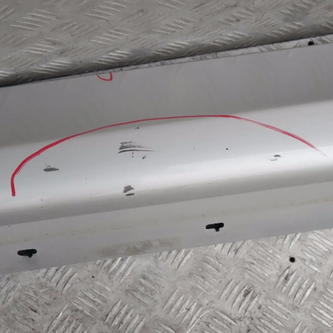 BMW E90 E91 Listello Portiera Apertura Gonna SX Argento-Titanio' Argento - SKU 0032951-TS3 - Numero di parte 32951