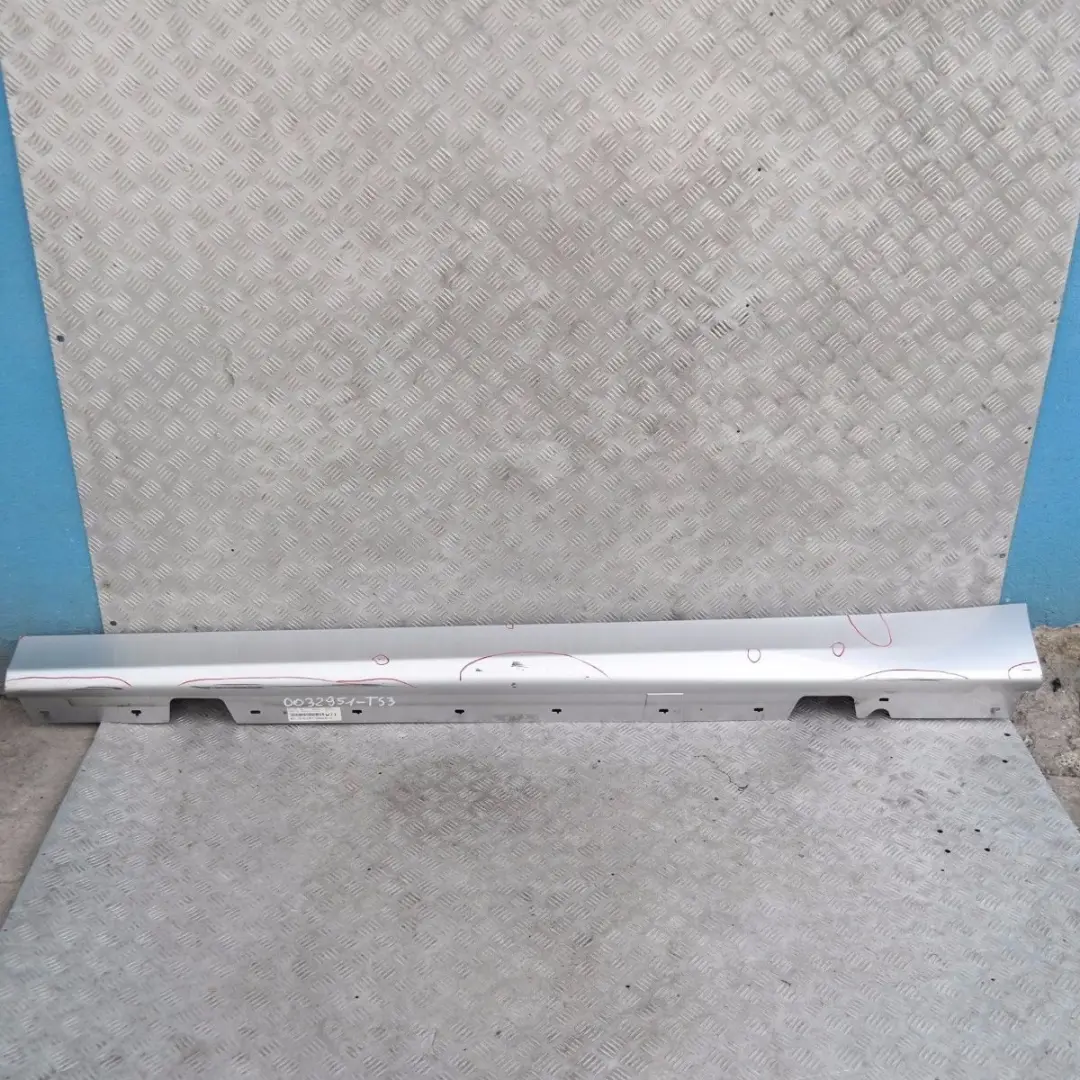 Sill strip side skirt left N/S Titansilber Silver Silber to BMW 3 SERIES 3 E90 E91 with Part number 32951 BMW 3 SERIES 3 E90 E91 Sill strip side skirt left N/S Titansilber Silver Silber - SKU 0032951-TS3 - Part number 32951
