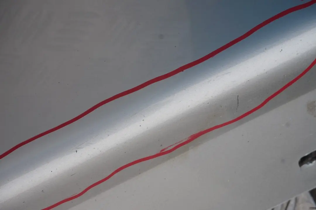 BMW E90 E91 Listello Portiera Apertura Gonna SX Argento-Titanio IN Argento - SKU 0032951-TS6 - Numero di parte 32951