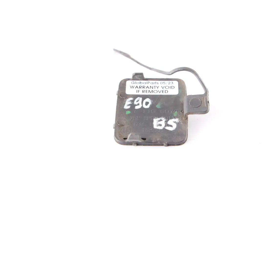 BMW E90 E91 Stossfänger Vorn Klappe Abschleppöse Schwarz Black Sapphire 7116687 - SKU 0033166-BS - Teilenummer 0033166