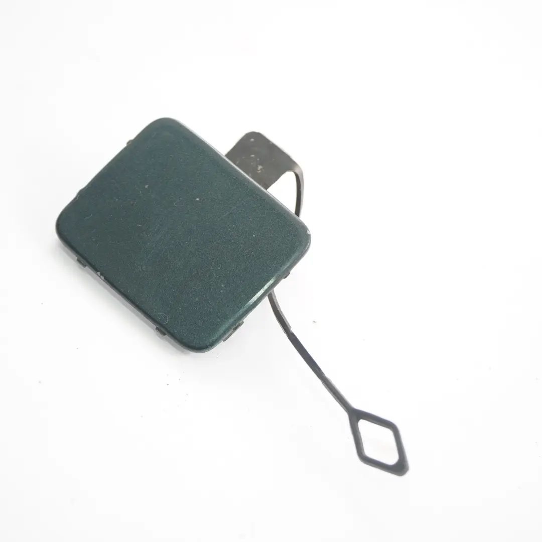 BMW E90 E91 Front Bumper Flap Towing Eye Cover Tiefgruen Deep Green A43 7116687 - SKU 0033166-TG - Part number 0033166