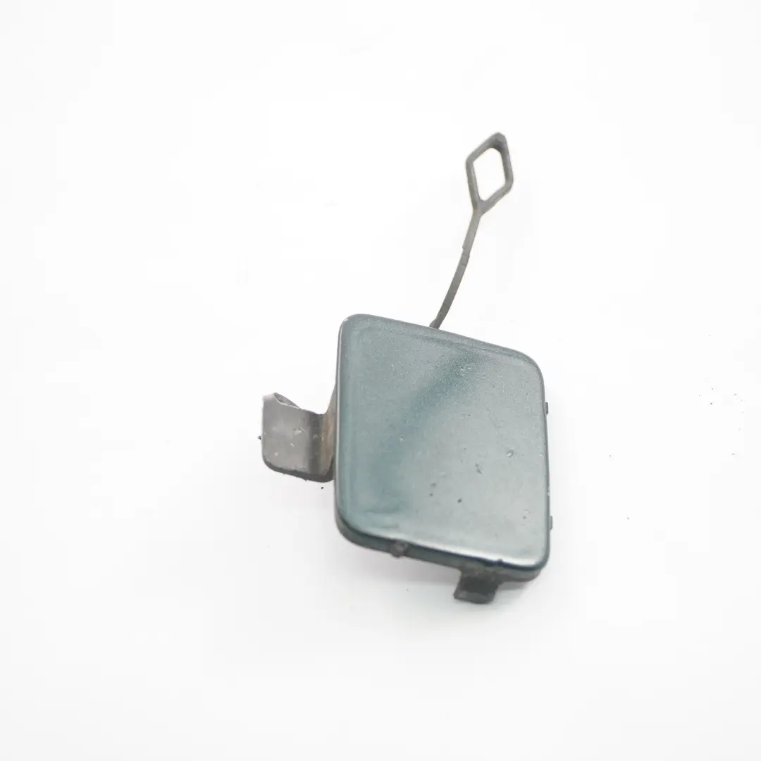 BMW E90 E91 Front Bumper Flap Towing Eye Cover Tiefgruen Deep Green A43 7116687 - SKU 0033166-TG - Part number 0033166