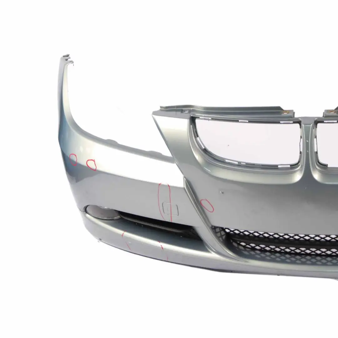 Bumper Front Complete Trim Panel Arktis Arctic Metallic - A34 to BMW E90 E91 with Part number 0033167 BMW E90 E91 Bumper Front Complete Trim Panel Arktis Arctic Metallic - A34 - SKU 0033167-AM1 - Part number 0033167