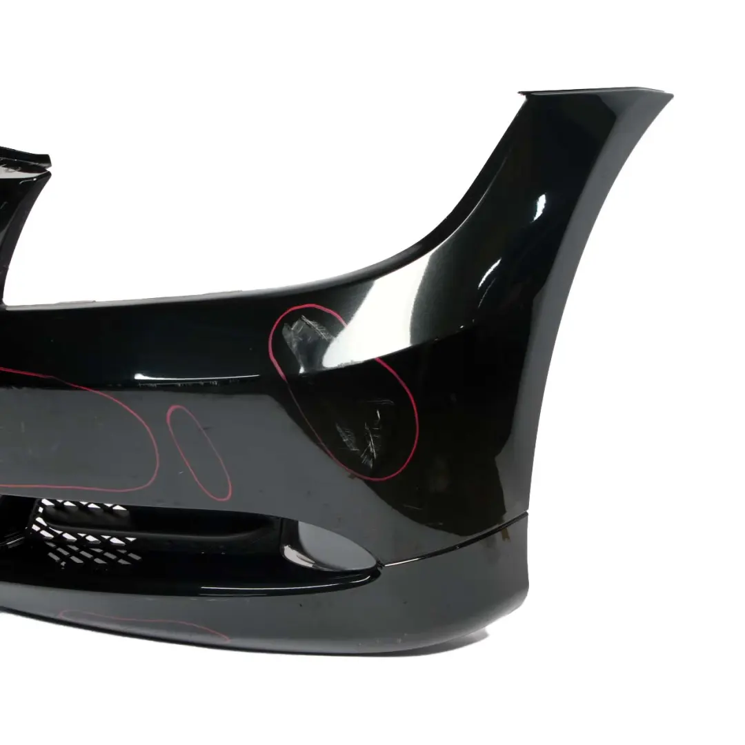  £*BMW 3 Series E90 E91 Complete Front Bumper Trim Panel Black Sapphire - 475 - SKU 0033167-BS1 - Part number 0033167