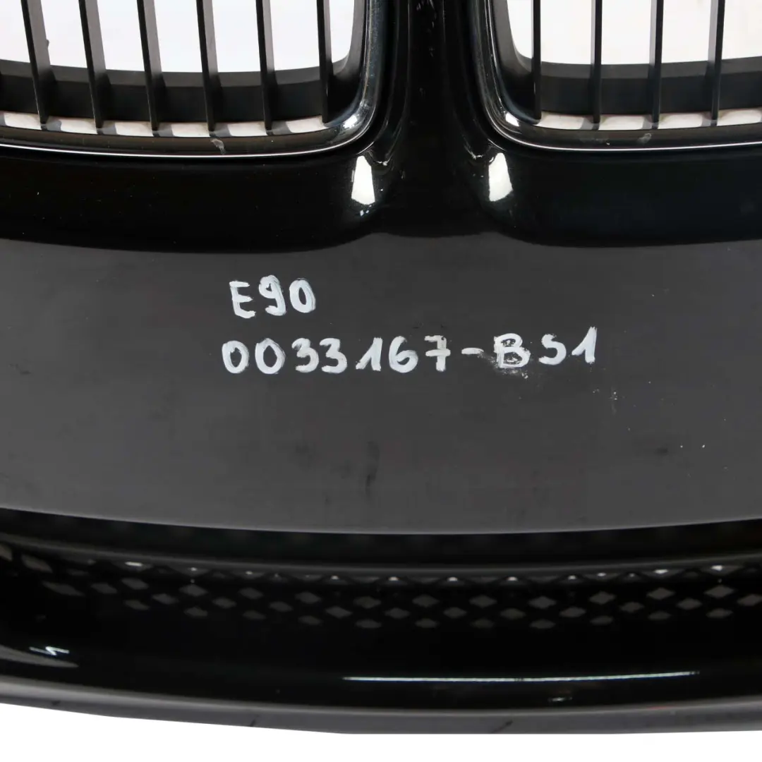  £*BMW 3 Series E90 E91 Complete Front Bumper Trim Panel Black Sapphire - 475 - SKU 0033167-BS1 - Part number 0033167