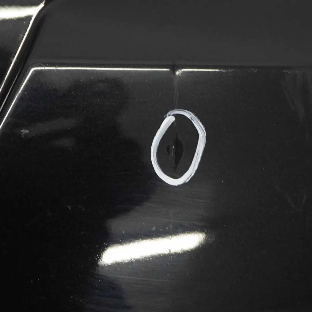 BMW E90 E91 Complete Front Bumper Trim Panel Black Sapphire - 475 - SKU 0033167-BS2 - Part number 0033167