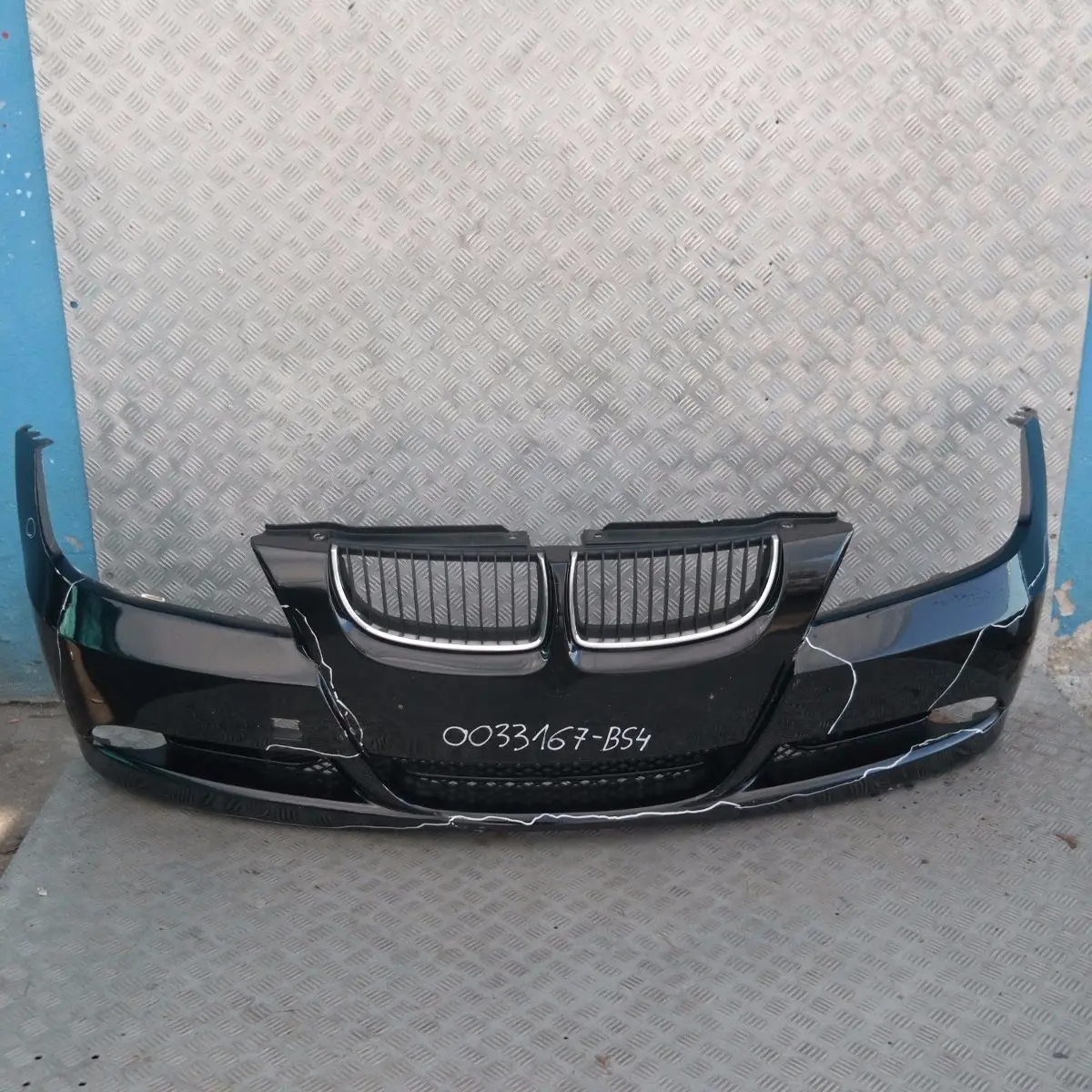 BMW 3 SERIES 4 E90 E91 Front Bumper Trim Panel Complete Black Sapphire Metallic