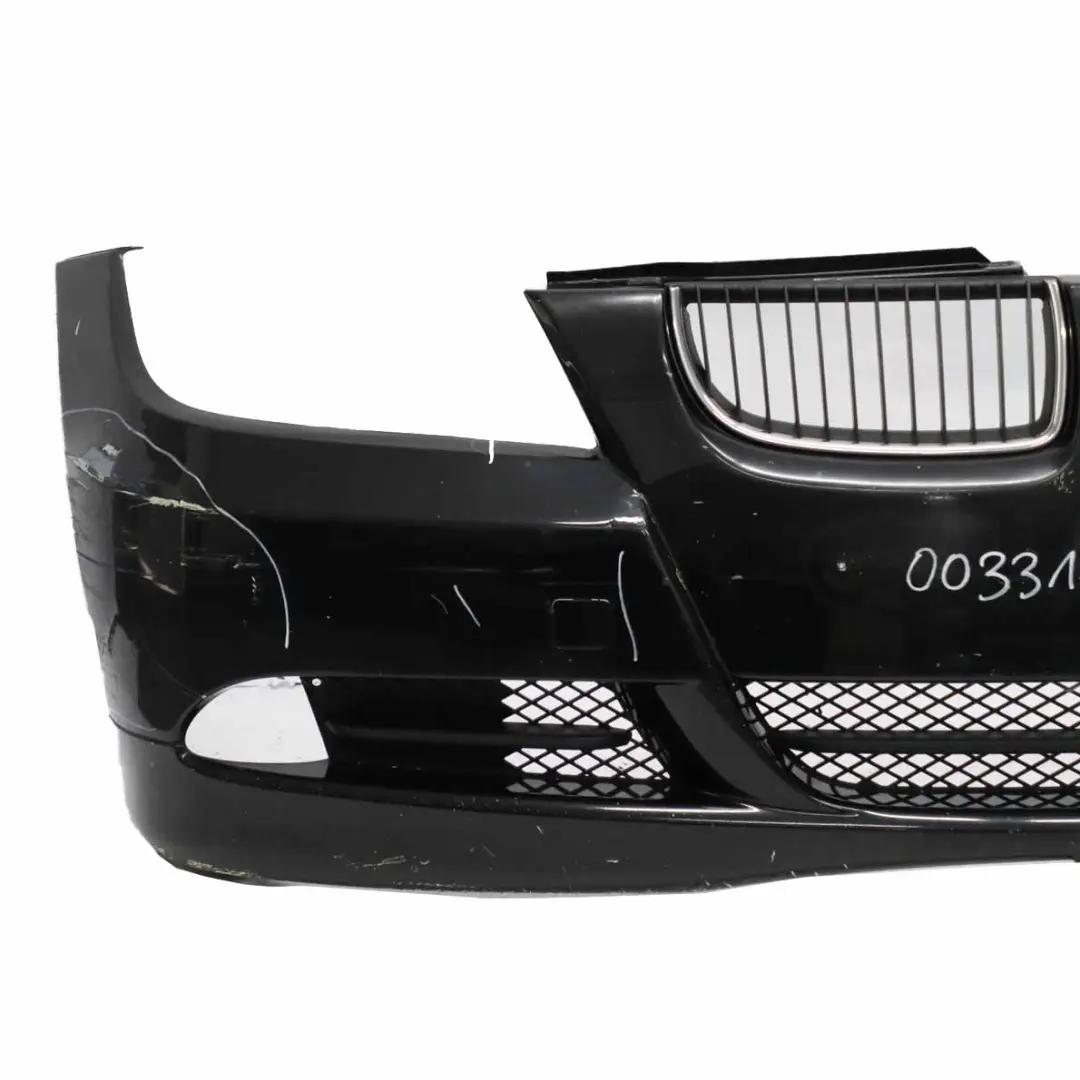 BMW E90 E91 Front Bumper Trim Panel Complete Black Sapphire Metallic - 475 - SKU 0033167-BS - Part number 0033167