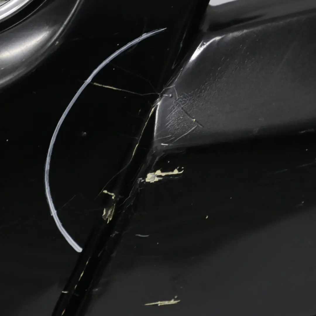 BMW E90 E91 Front Bumper Trim Panel Complete Black Sapphire Metallic - 475 - SKU 0033167-BS - Part number 0033167