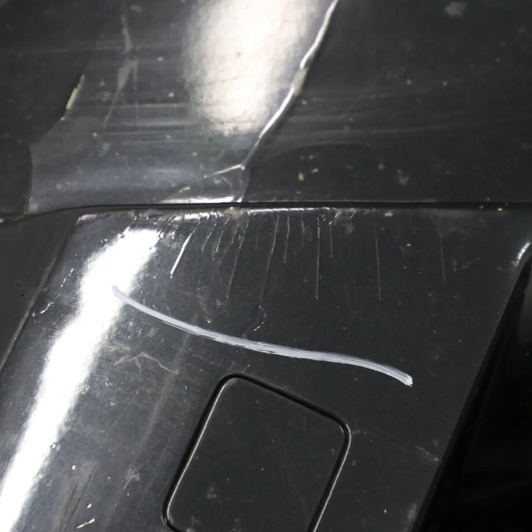 BMW E90 E91 Front Bumper Trim Panel Complete Black Sapphire Metallic - 475 - SKU 0033167-BS - Part number 0033167