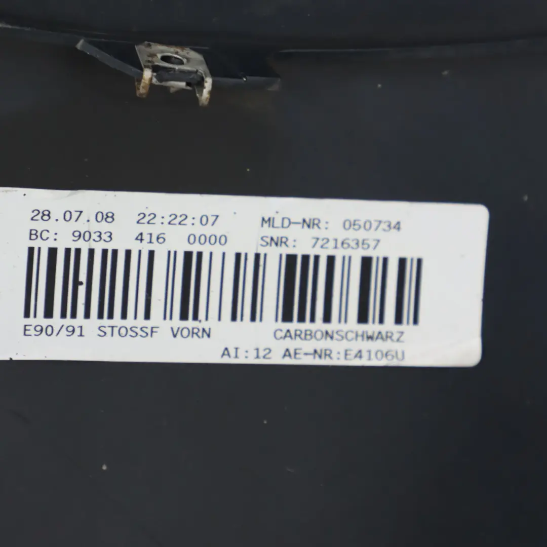 Zderzak Przedni Osłona Nadwozia Carbonschwarz - 416 do BMW E90 o numerze 0033167 BMW E90 Zderzak Przedni Osłona Nadwozia Carbonschwarz - 416 - SKU 0033167-CAR - Numer Części 0033167