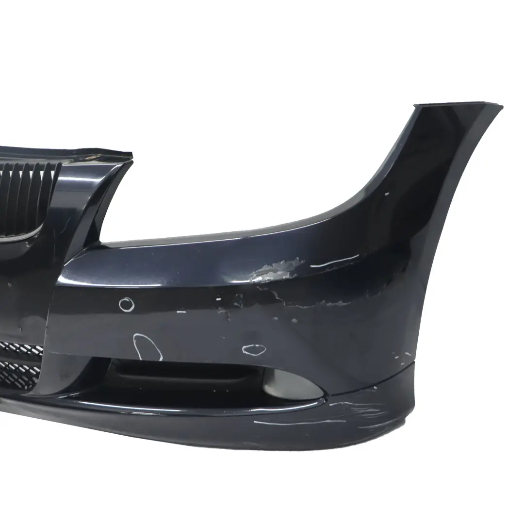 Front Bumper Trim Panel Complete Carbonschwarz Carbon Black - 416 to BMW E90 E91 with Part number 0033167 BMW E90 E91 Front Bumper Trim Panel Complete Carbonschwarz Carbon Black - 416 - SKU 0033167-CAR - Part number 0033167