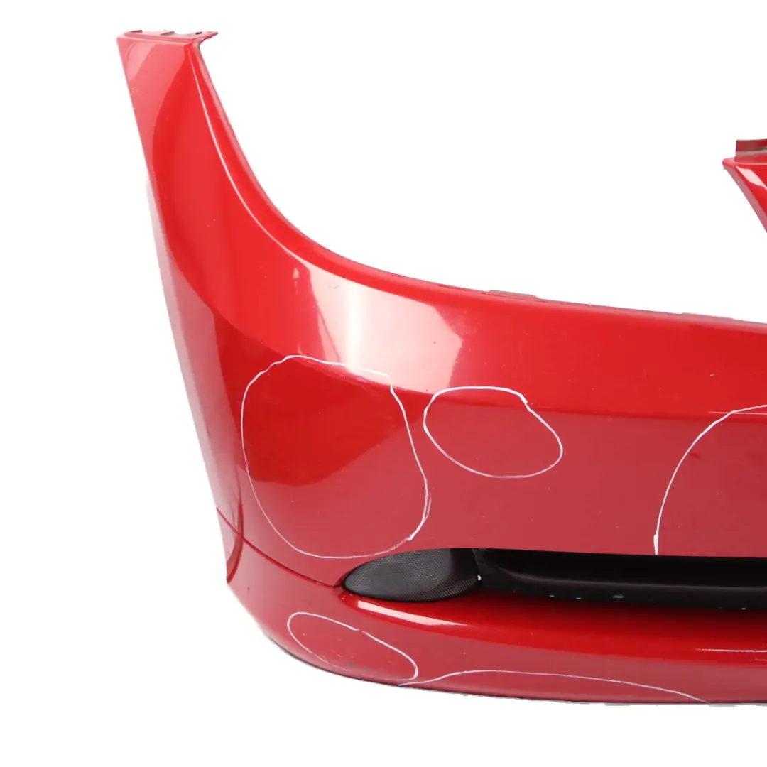 Complete Front Bumper Trim Panel Karmesinrot Crimson Red - A61 to BMW 3 E90 E91 with Part number 0033167 BMW 3 E90 E91 Complete Front Bumper Trim Panel Karmesinrot Crimson Red - A61 - SKU 0033167-KAR - Part number 0033167