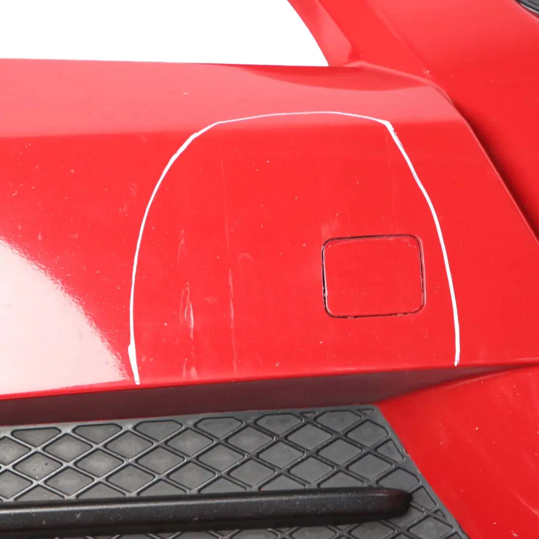 BMW 3 E90 E91 Complete Front Bumper Trim Panel Karmesinrot Crimson Red - A61 - SKU 0033167-KAR - Part number 0033167