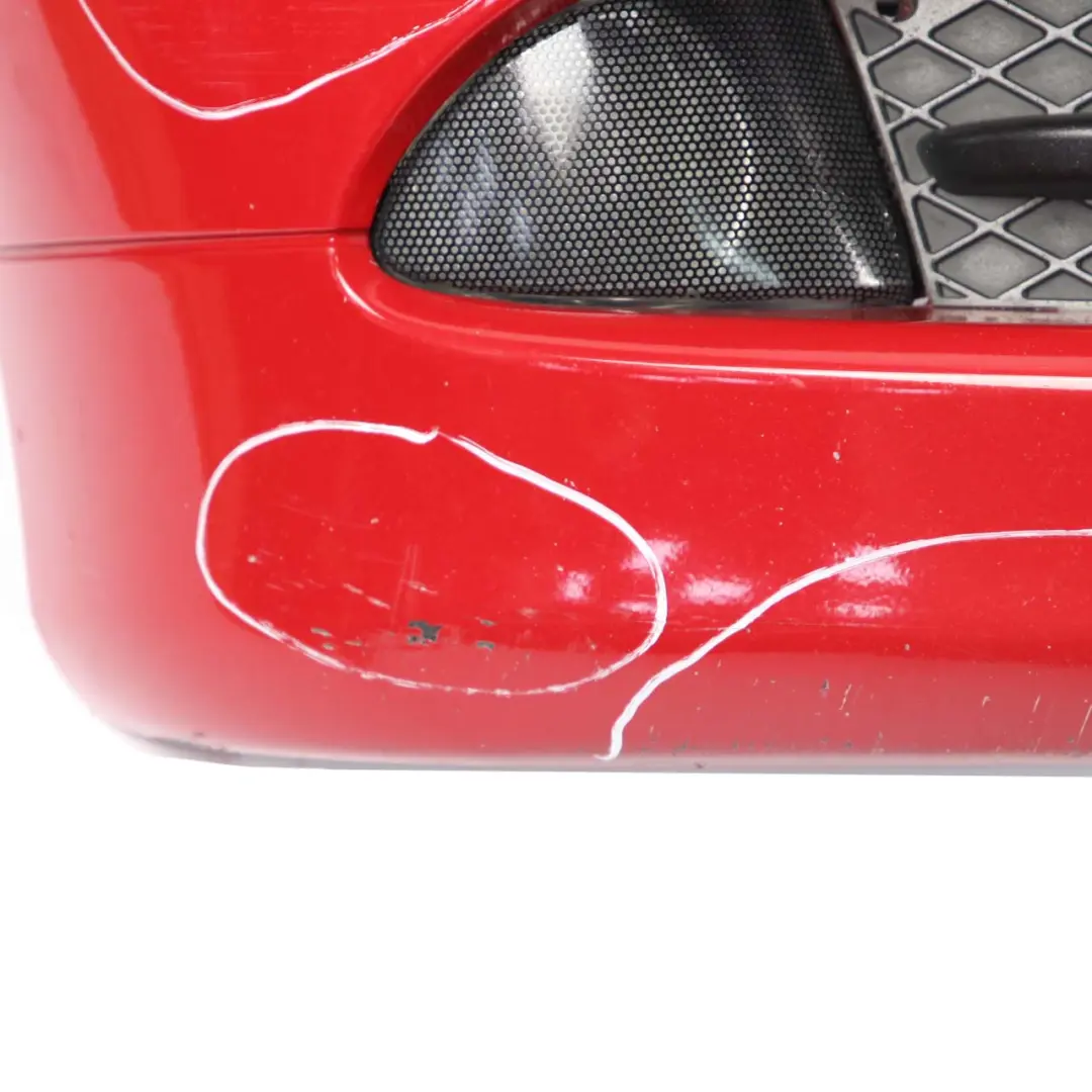BMW 3 E90 E91 Complete Front Bumper Trim Panel Karmesinrot Crimson Red - A61 - SKU 0033167-KAR - Part number 0033167