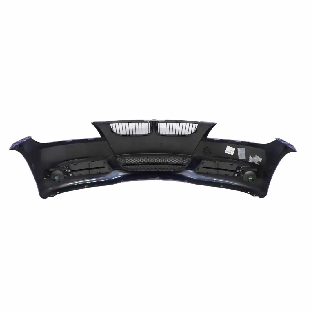 BMW E90 E91 Front Bumper Trim Panel Complete Montegoblau Montego Blue - A35 - SKU 0033167-MTB1 - Part number 0033167
