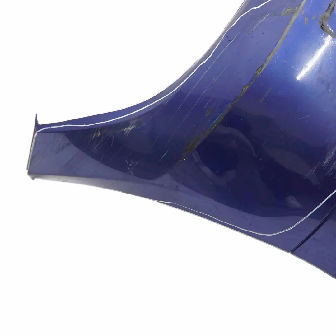 BMW E90 E91 Front Bumper Trim Panel Complete Montegoblau Montego Blue - A35 - SKU 0033167-MTB - Part number 0033167