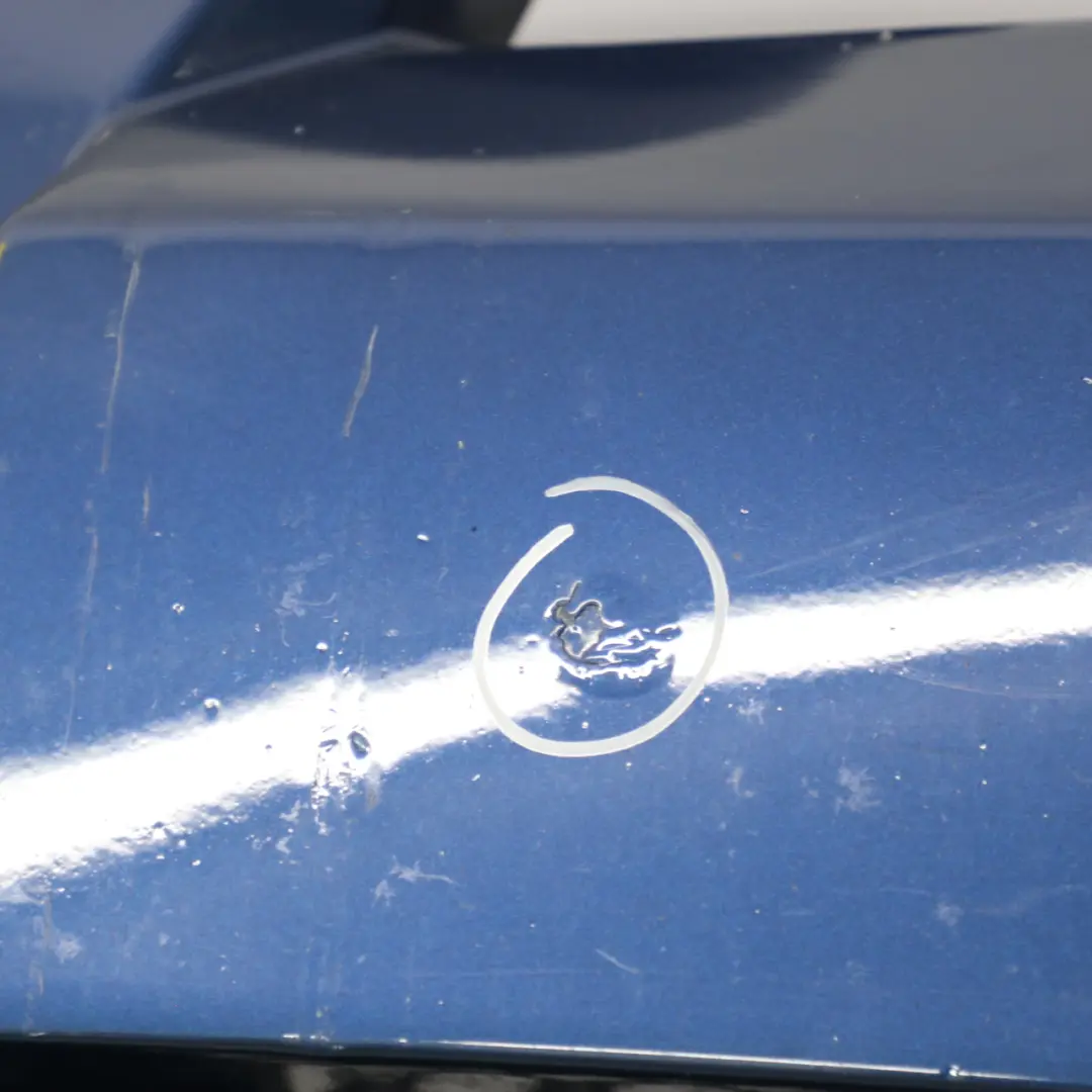BMW E90 E91 Zderzak Przedni Montegoblau Niebieski Metalik - A35 - SKU 0033167-MYS - Numer Części 0033167