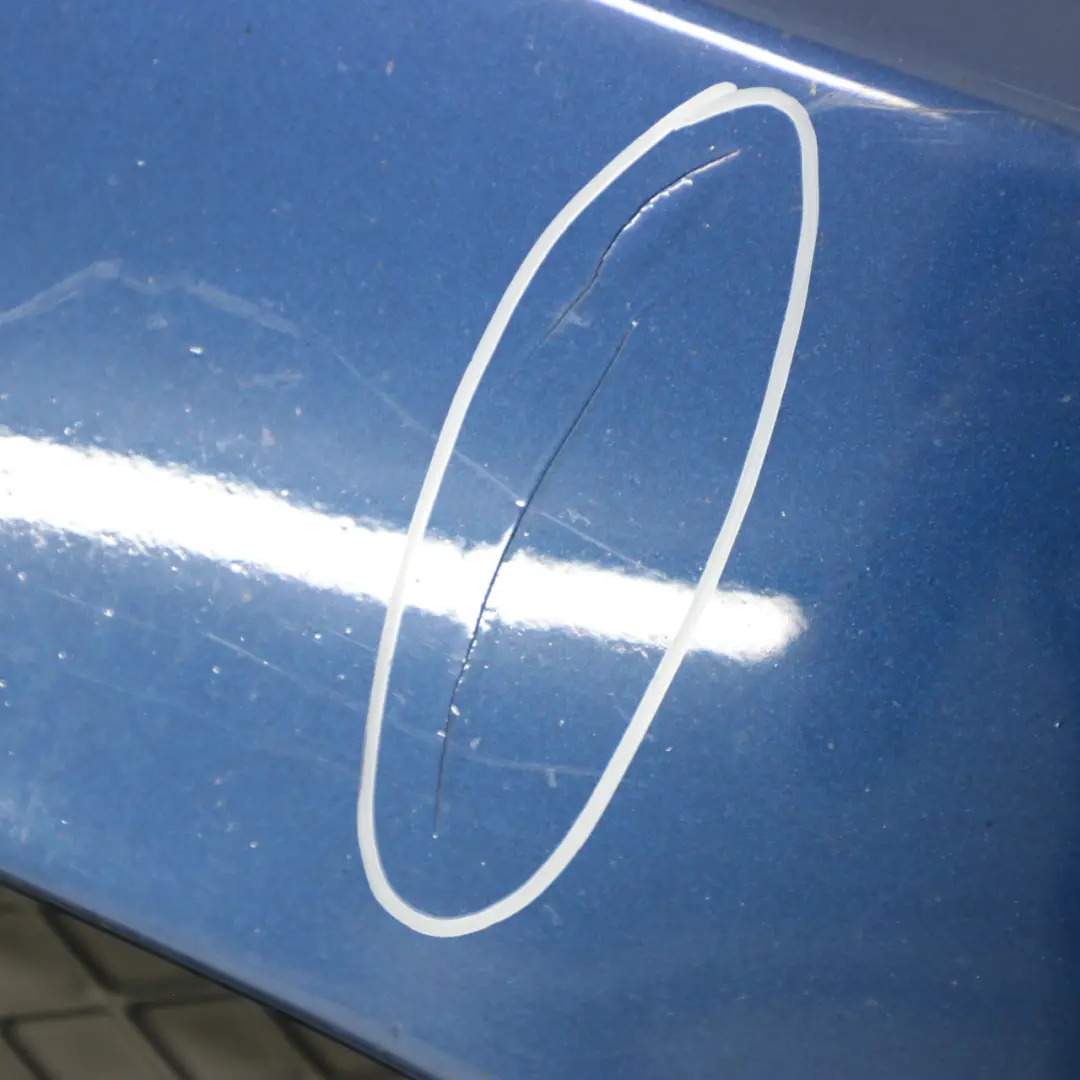 BMW E90 E91 Zderzak Przedni Montegoblau Niebieski Metalik - A35 - SKU 0033167-MYS - Numer Części 0033167