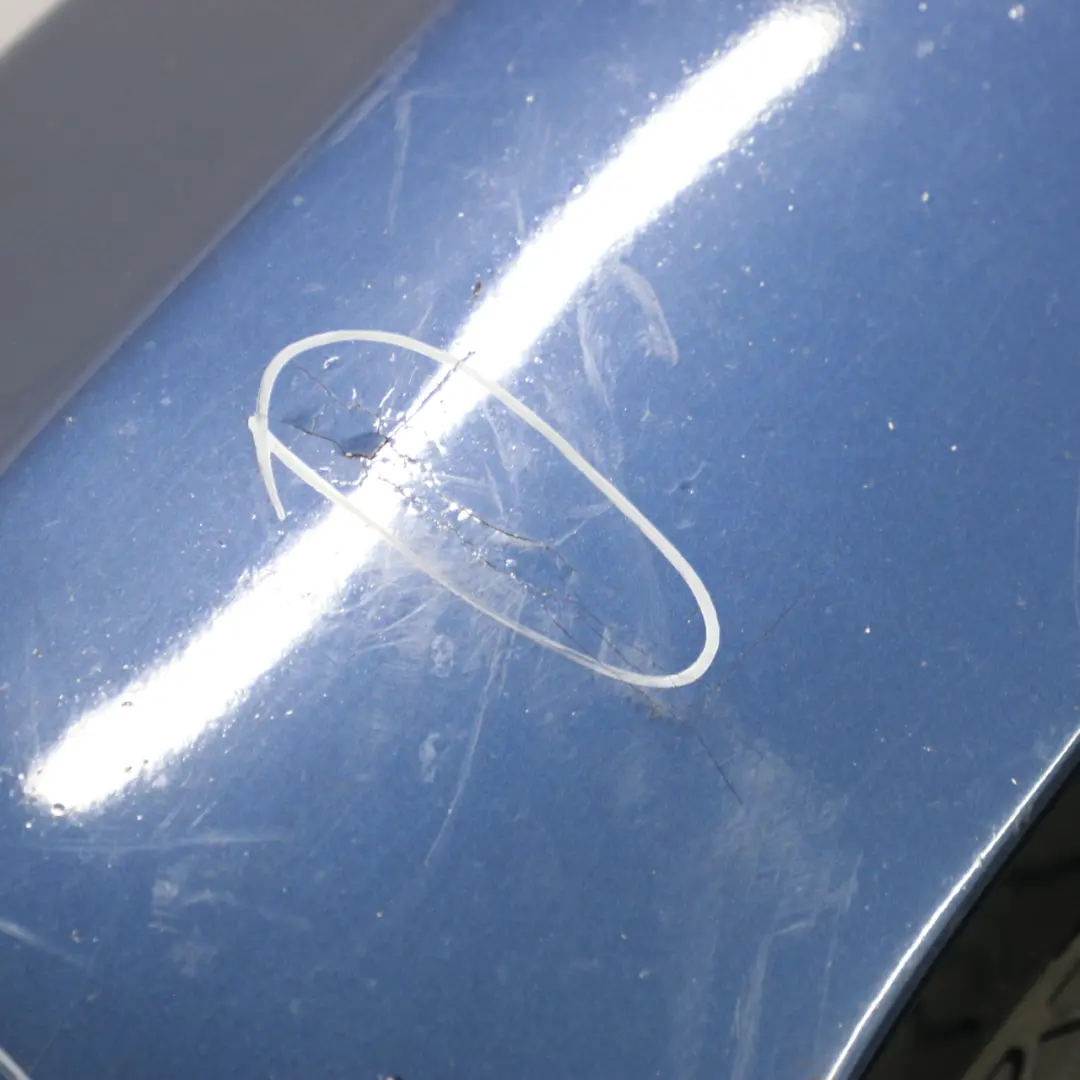 Front Bumper Trim Panel Complete Mystic Blue Metallic - A07 to BMW E90 E91 with Part number 0033167 BMW E90 E91 Front Bumper Trim Panel Complete Mystic Blue Metallic - A07 - SKU 0033167-MYS - Part number 0033167