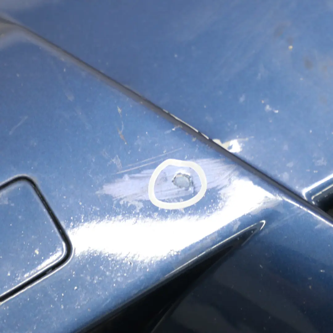 BMW E90 E91 Zderzak Przedni Montegoblau Niebieski Metalik - A35 - SKU 0033167-MYS - Numer Części 0033167