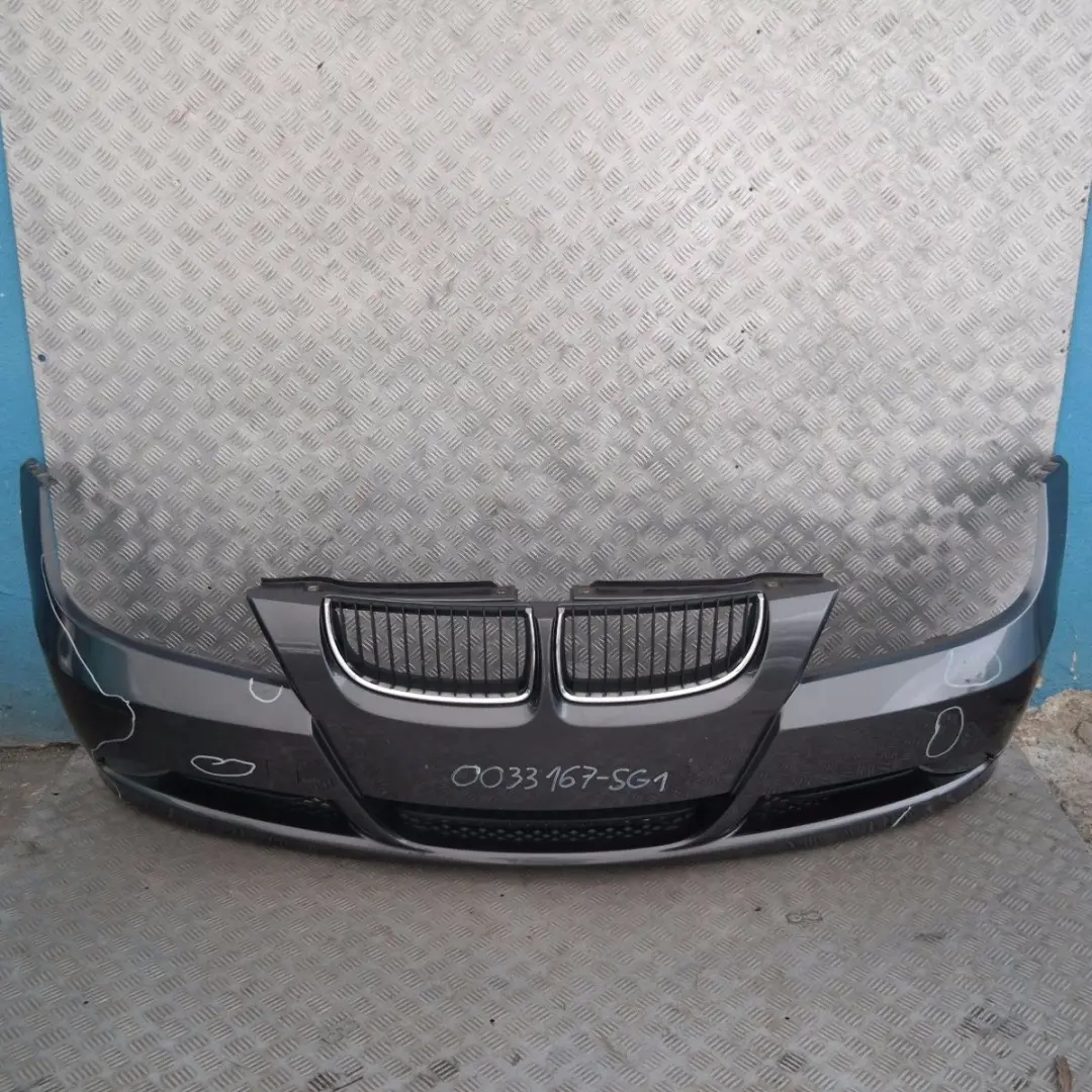 BMW 3 SERIES 1 E90 E91 Front Bumper Trim Panel Complete Sparkling Graphite - SKU 0033167-SG1 - Part number 33167