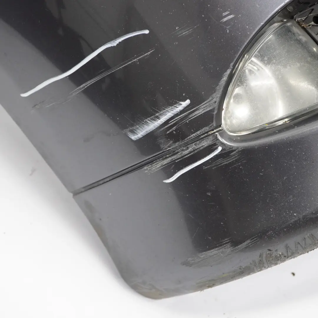 BMW E90 E91 Front Bumper Trim Panel Complete Sparkling Graphite - A22 - SKU 0033167-SG2 - Part number 0033167