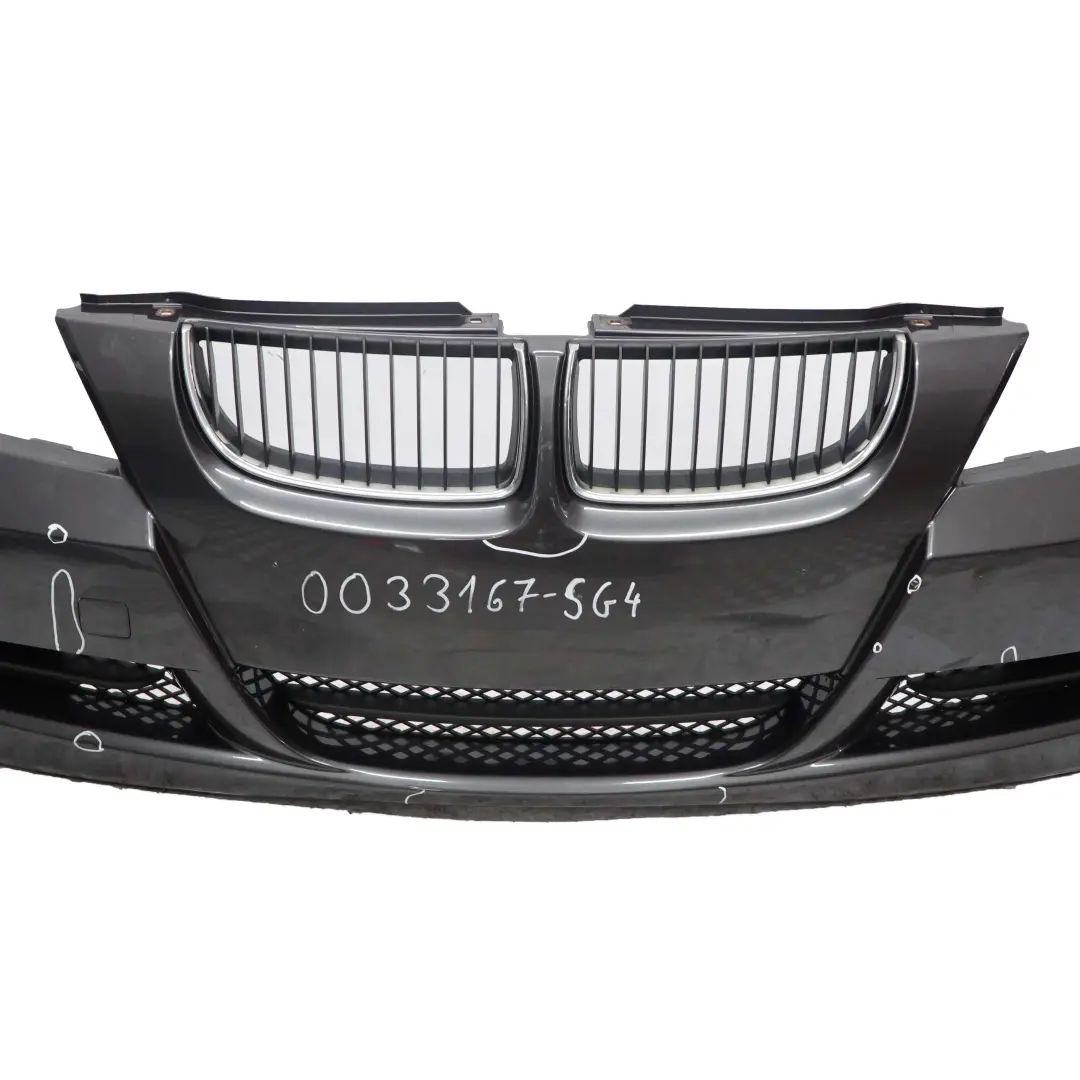 £BMW E90 E91 Front Bumper Trim Panel Complete Sparkling Graphite - A22 - SKU 0033167-SG4 - Part number 0033167