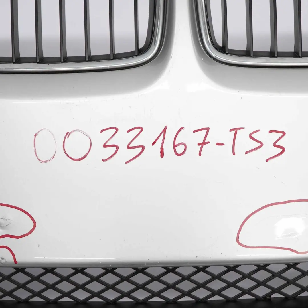 BMW E90 E91 Front Bumper Trim Panel Complete Titansilber Silver - 354 - SKU 0033167-TS3 - Part number 0033167