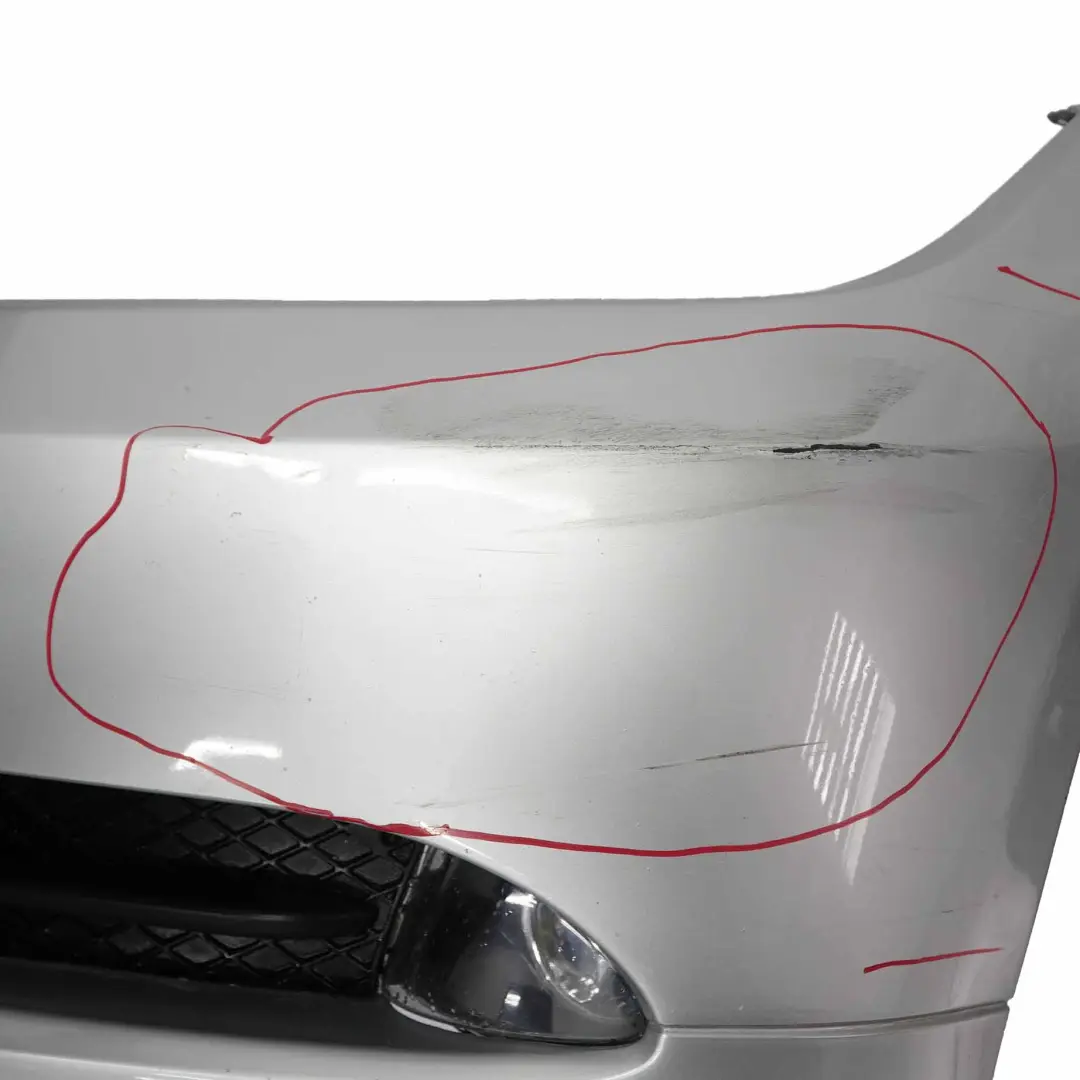 BMW E90 E91 Front Bumper Trim Panel Complete Titansilber Silver - 354 - SKU 0033167-TS3 - Part number 0033167
