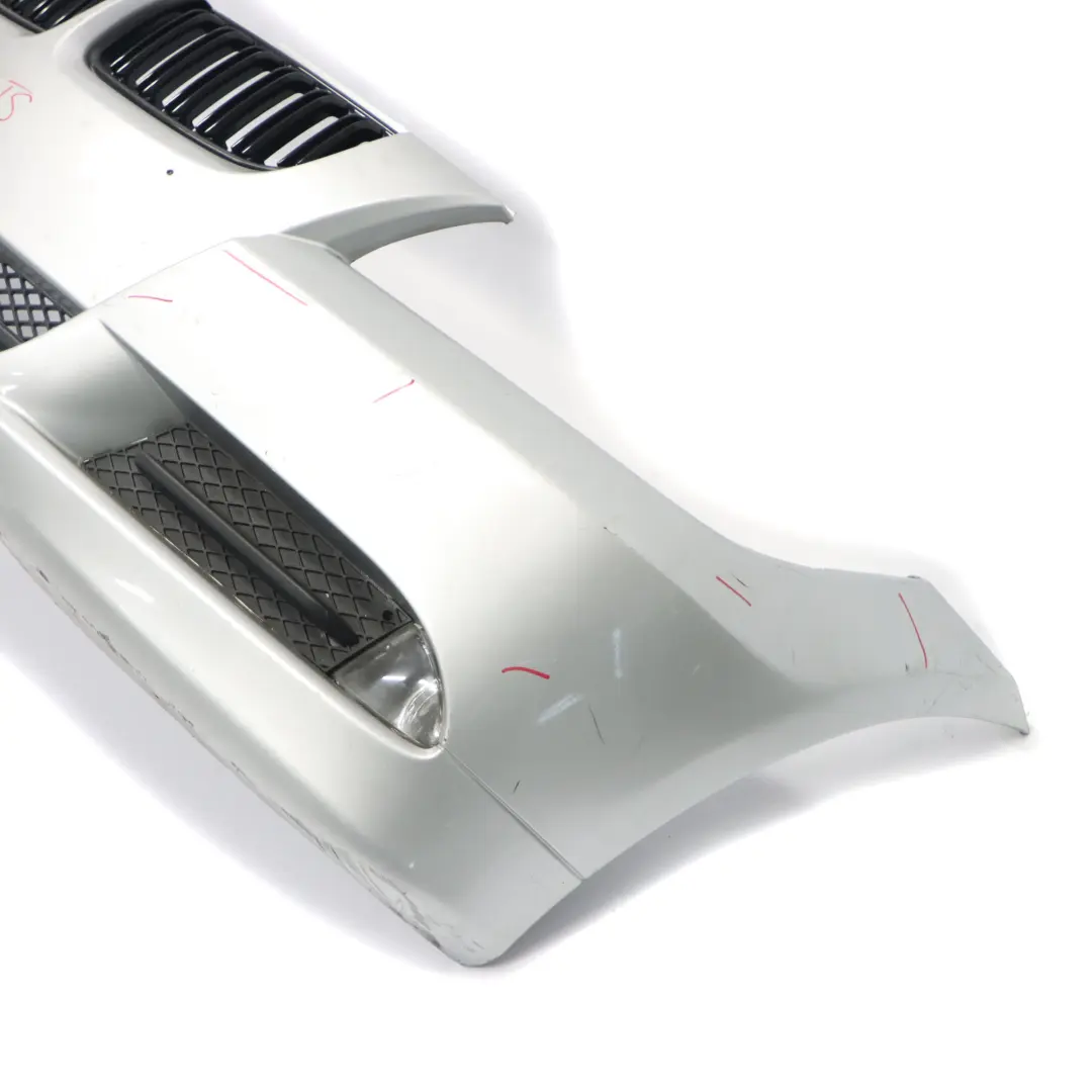 BMW E90 E91 Front Bumper Trim Panel Complete Titansilber Silver - 354 - SKU 0033167-TS - Part number 0033167