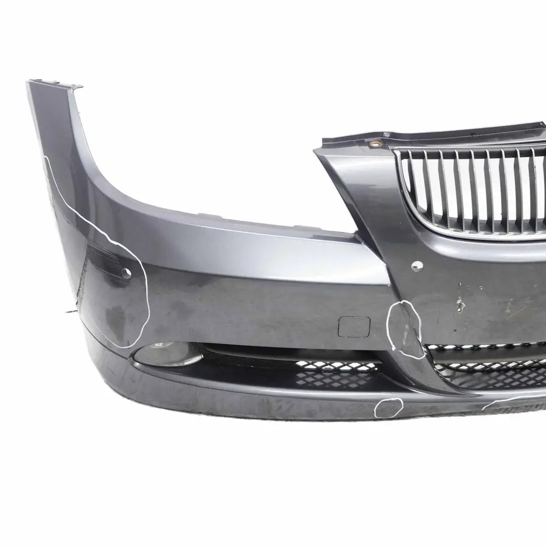 BMW E90 Zderzak Przedni PDC Sparkling Graphite A22 - SKU 0033168-SG - Numer Części 0033168