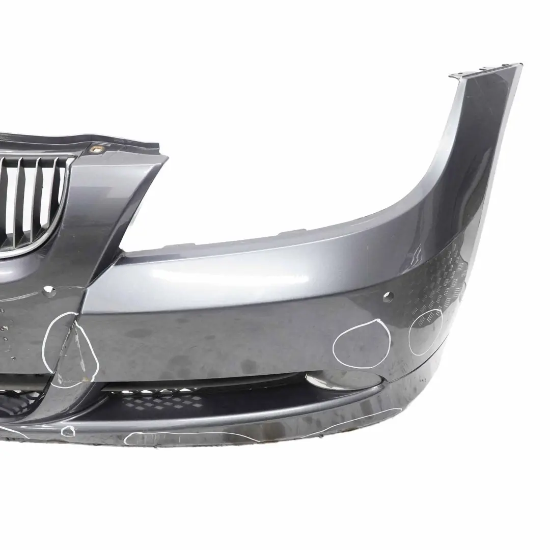Front Bumper Trim Panel PDC Sparkling Graphite Metallic - A22 to BMW 3 E90 E91 with Part number 0033168 BMW 3 E90 E91 Front Bumper Trim Panel PDC Sparkling Graphite Metallic - A22 - SKU 0033168-SG - Part number 0033168