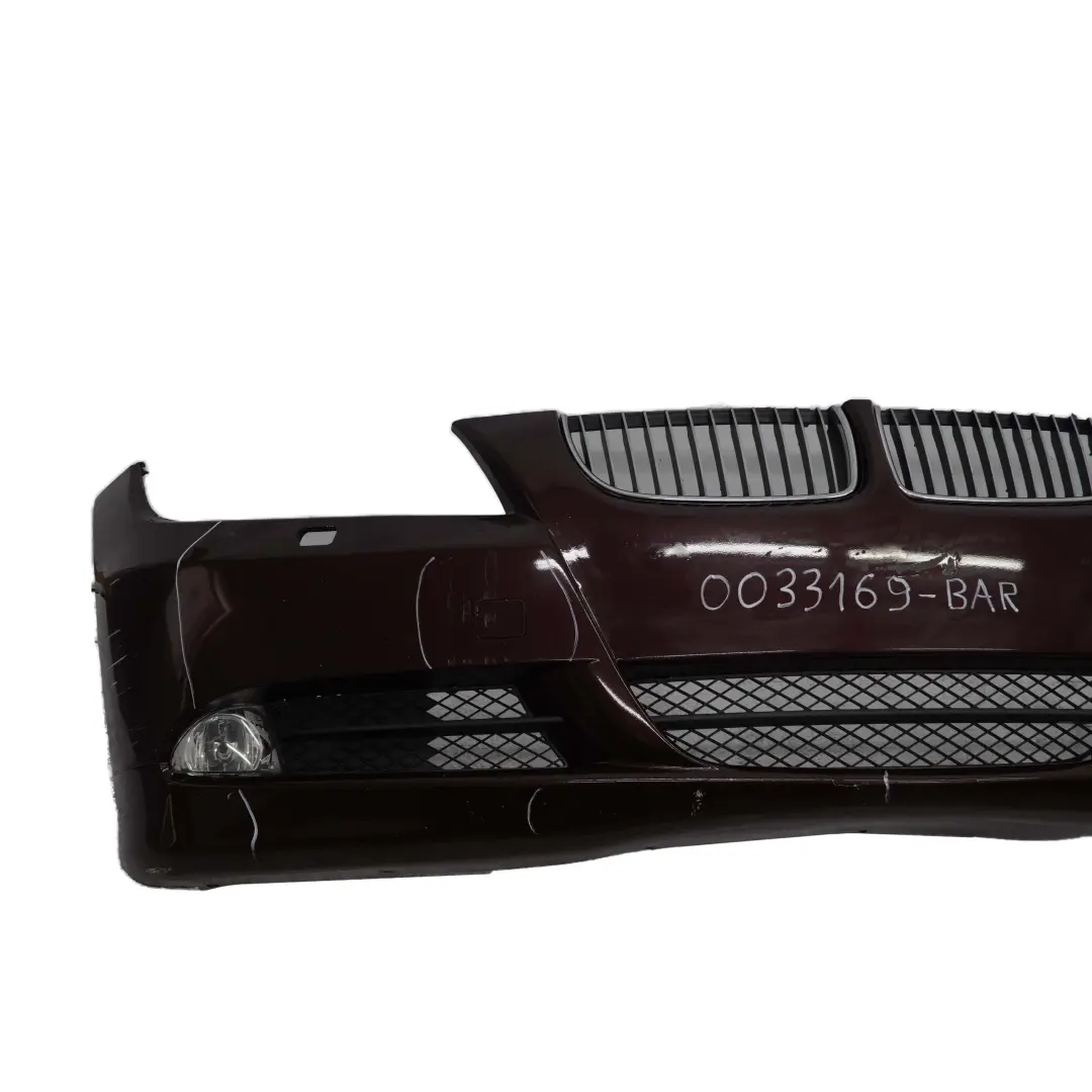 Front Bumper Trim Panel Barberarot Red Metallic - A39 to BMW E90 E91 with Part number 0033169 BMW E90 E91 Front Bumper Trim Panel Barberarot Red Metallic - A39 - SKU 0033169-BAR - Part number 0033169