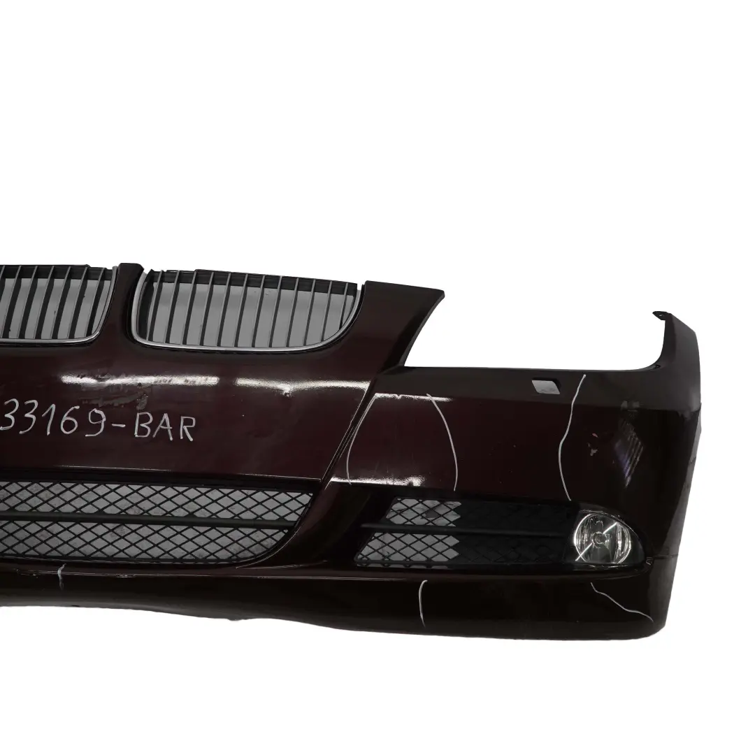 Front Bumper Trim Panel Barberarot Red Metallic - A39 to BMW E90 E91 with Part number 0033169 BMW E90 E91 Front Bumper Trim Panel Barberarot Red Metallic - A39 - SKU 0033169-BAR - Part number 0033169