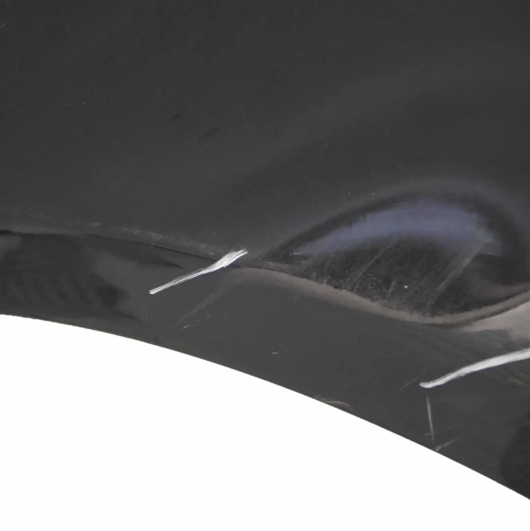 BMW E90 E91 Front Bumper Trim Panel Complete Black Sapphire Metallic - 475 - SKU 0033169-BS - Part number 0033169