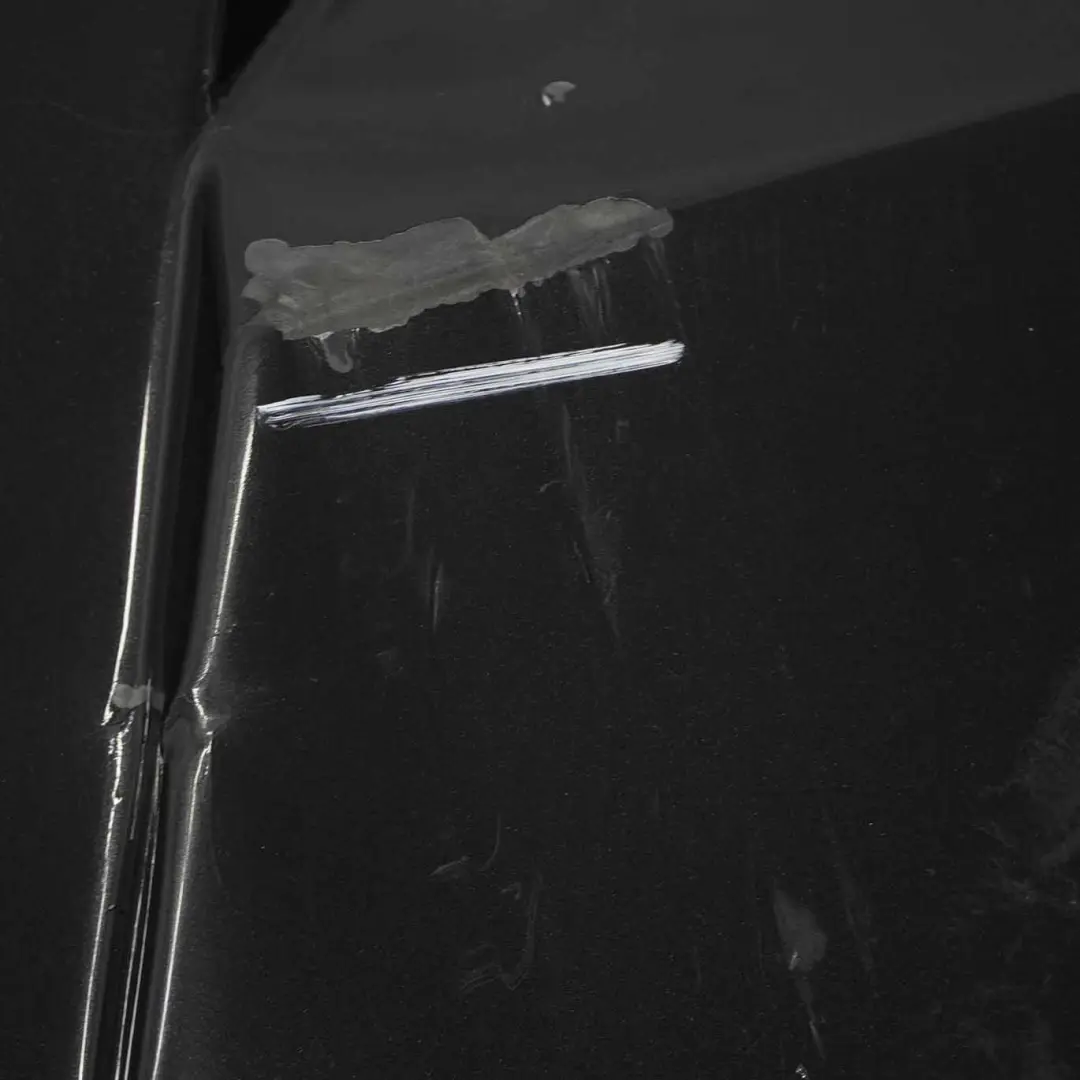 BMW E90 E91 Front Bumper Trim Panel Complete Black Sapphire Metallic - 475 - SKU 0033169-BS - Part number 0033169